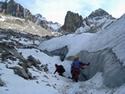 Ala Archa Ice Climbing. Kyrgyzstan Mountains