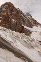 Ala Archa National Park glaciers. Kyrgyzstan Mountains